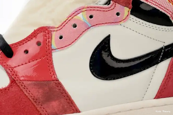Kick Theory Spider-Man Across Jordan 1 Spider-Verse the OG High DV1748-601 0618